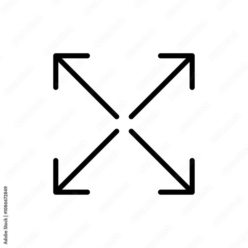 Full size icon linear logo isolated Full size icon linear logo isolated