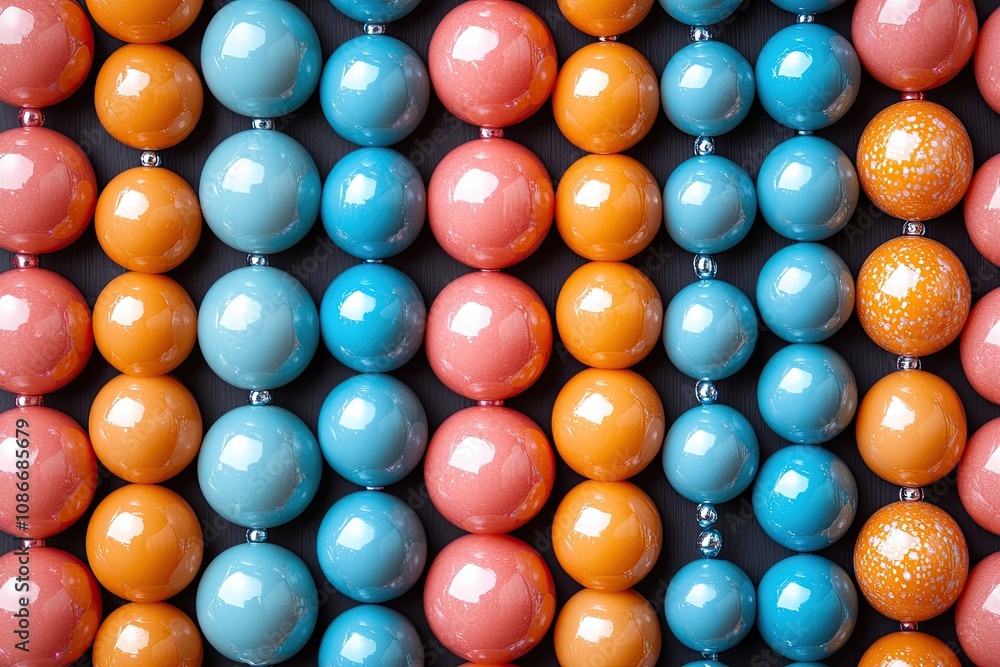 Colorful shiny spheres pattern. This image can be used for a variety of purposes, including backgrounds, textures, and illustrations. Colorful shiny spheres pattern. This image can be used for a variety of purposes, including backgrounds, textures, and illustrations.