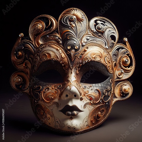 Opera Mask with Elaborate Design