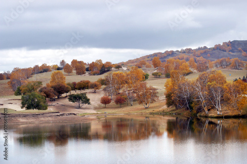 Natural scenery of Princess Lake in Saihanba, Hebei province, China
 photo