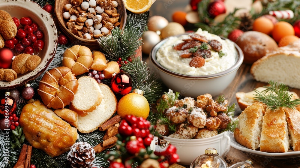 Exploring global holiday traditions a festive collage of culinary delights and cultural celebrations Exploring global holiday traditions a festive collage of culinary delights and cultural celebrations