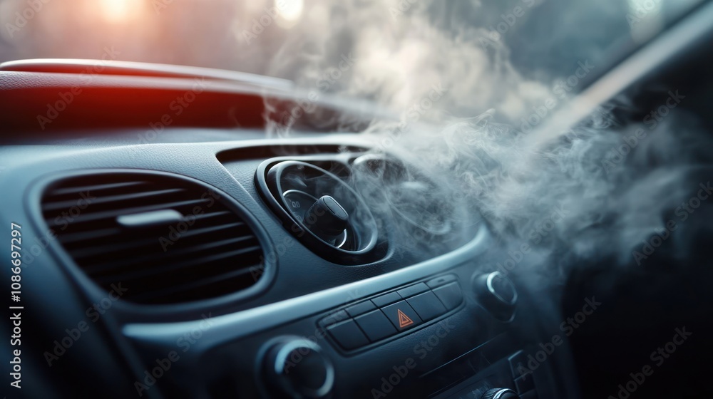 Car Air Conditioner Vent with Smoke Car Air Conditioner Vent with Smoke