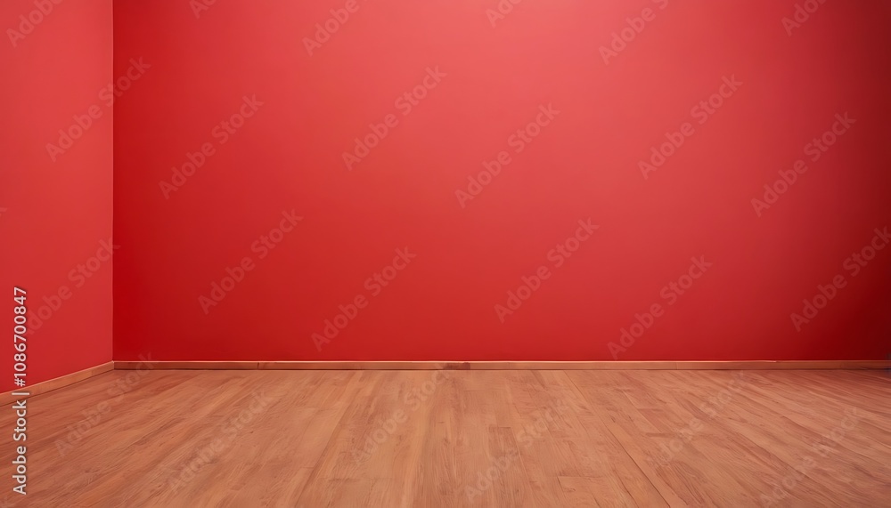 empty room with red wall 3d red rendered empty room with wood floor apartment, furniture, indoor, sofa, modern, design, red, 3 empty room with red wall 3d red rendered empty room with wood floor apartment, furniture, indoor, sofa, modern, design, red, 3