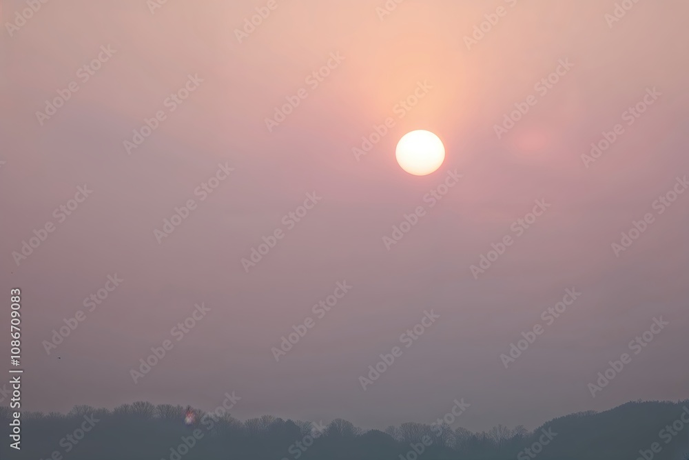 Soft Pastel Haze Effect with Gentle Flare and Vapor Atmosphere Soft Pastel Haze Effect with Gentle Flare and Vapor Atmosphere
