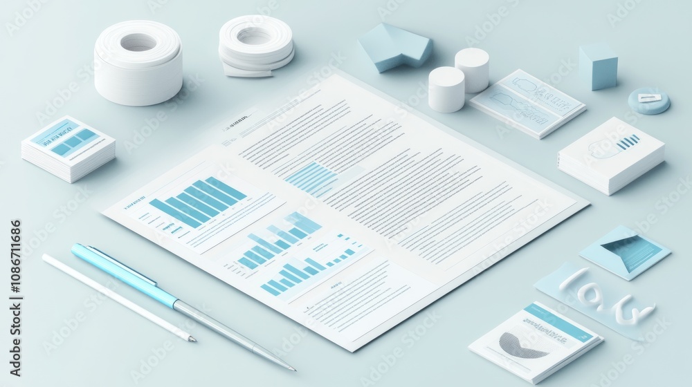 A collection of documents and charts showcasing data analysis and presentation. A collection of documents and charts showcasing data analysis and presentation.