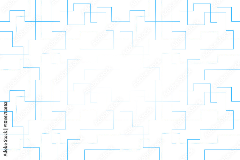 Obraz premium Blue Line Background With Copy Space. Abstract Business Wallpaper. Modern Banner. Vector Illustration