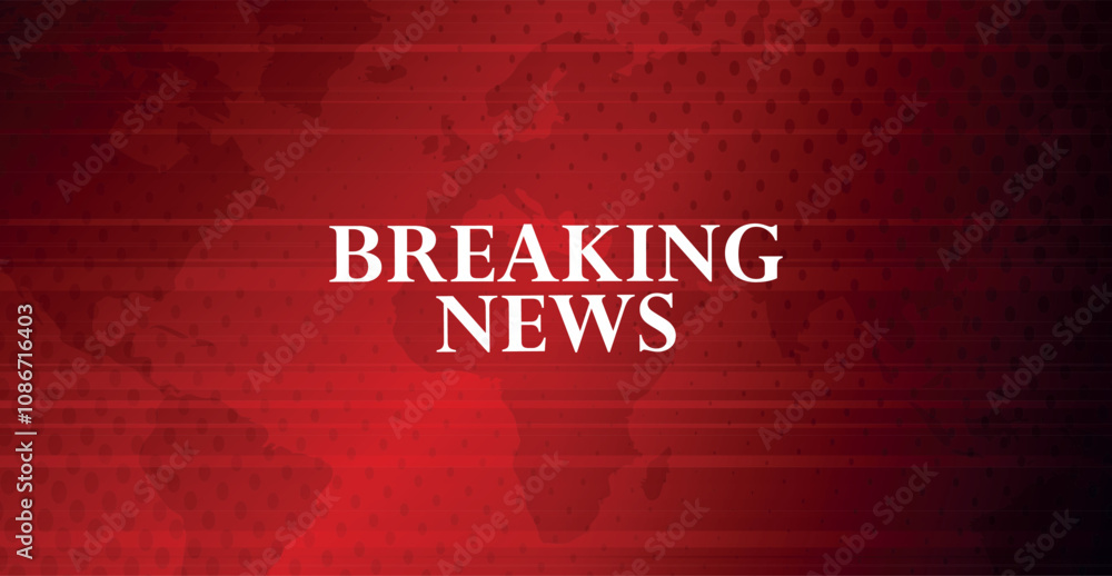breaking news text information sign breaking news text information sign