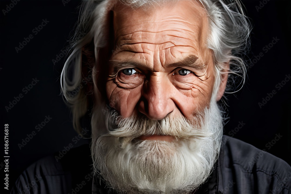 caucasian elderly man with white beard a caucasian elderly man w caucasian elderly man with white beard a caucasian elderly man w