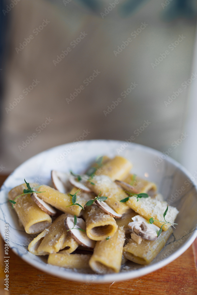 Penne, plat de pâtes Penne, plat de pâtes