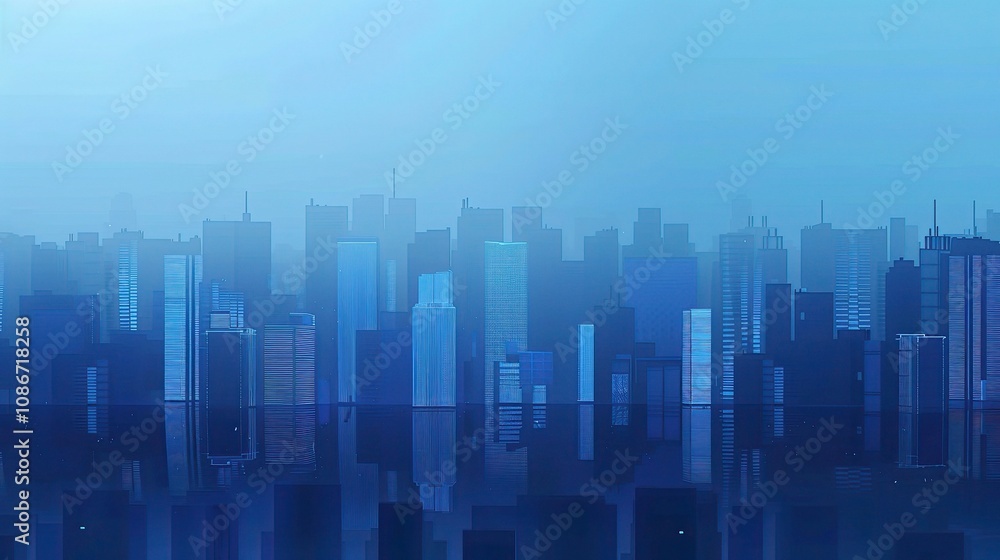 Blue Tech City Architecture Background - A Futuristic Urban Landscape of Innovation. The Blue - Hued Buildings with Sleek Lines, Symbolizing the Technological Advancements Blue Tech City Architecture Background - A Futuristic Urban Landscape of Innovation. The Blue - Hued Buildings with Sleek Lines, Symbolizing the Technological Advancements