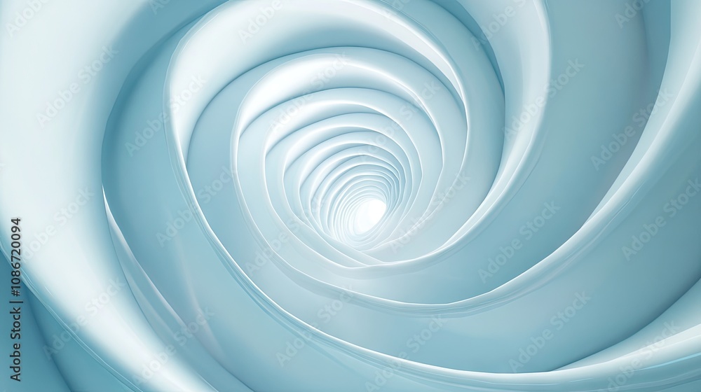A soothing spiral of soft white hues, creating a sense of depth and tranquility. A soothing spiral of soft white hues, creating a sense of depth and tranquility.