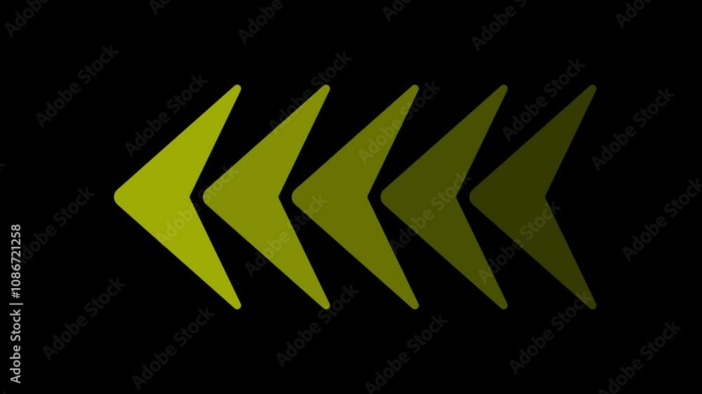 Arrow animation left side arrow indicator. Arrow line movement animation background 4k video. Arrow animation left side arrow indicator. Arrow line movement animation background 4k video.