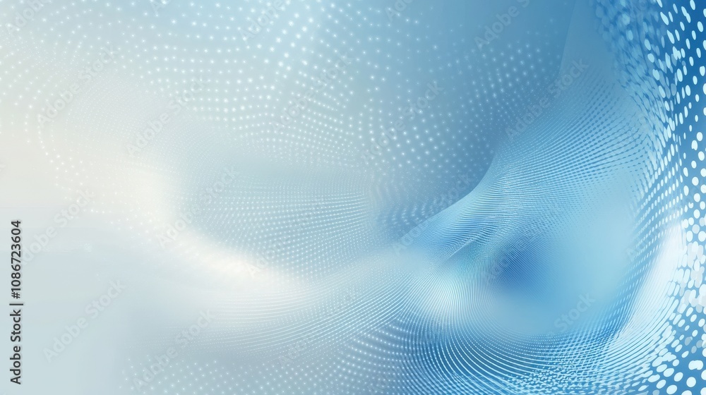 Abstract Blue and White Wavy Pattern with Dotted Texture Abstract Blue and White Wavy Pattern with Dotted Texture