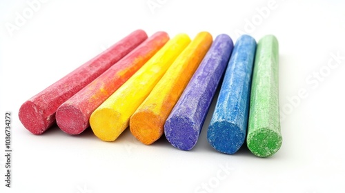 Wallpaper Mural Colorful Chalk Sticks Torontodigital.ca