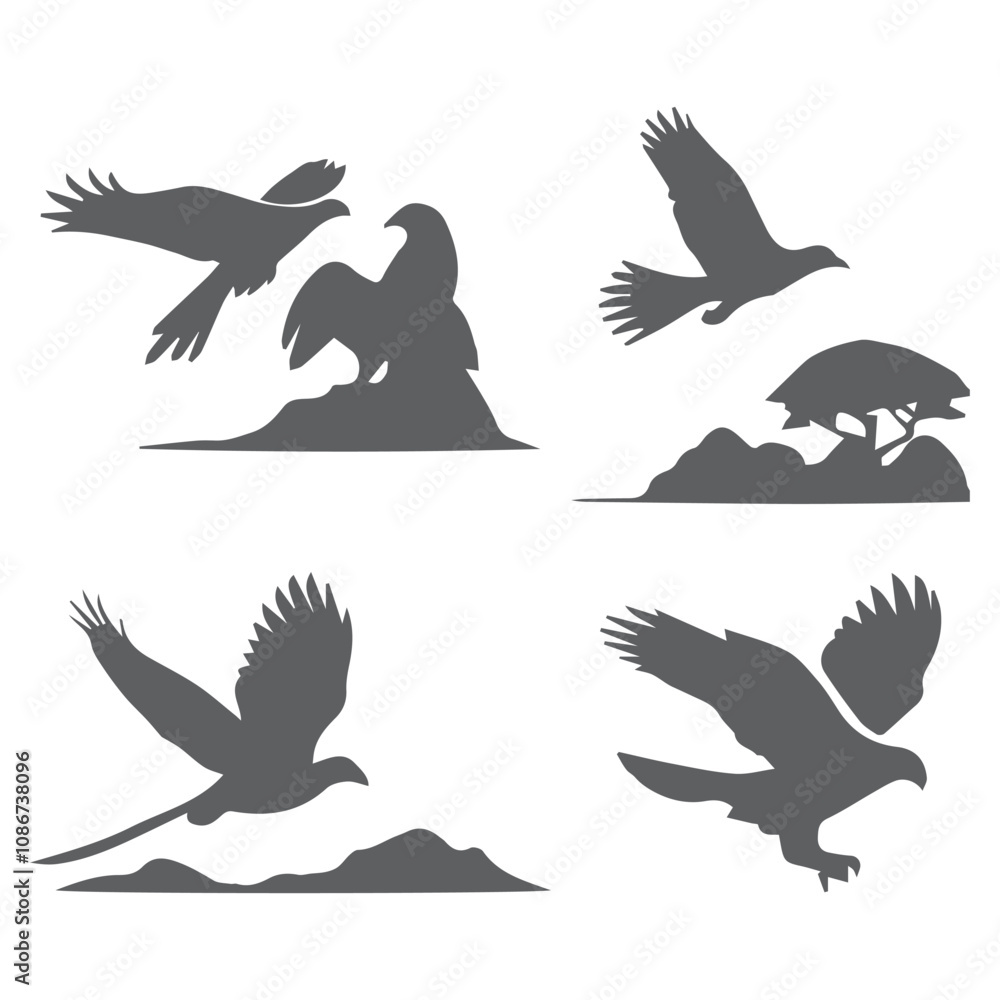 Obraz premium set of birds