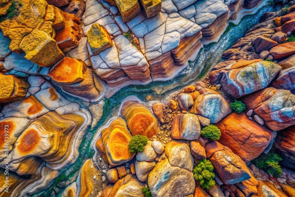 Aerial View of Natural Stone Texture Revealing Unique Patterns and Earthy Colors for Backgrounds and Design Elements in a Nature-Inspired Aesthetic Aerial View of Natural Stone Texture Revealing Unique Patterns and Earthy Colors for Backgrounds and Design Elements in a Nature-Inspired Aesthetic