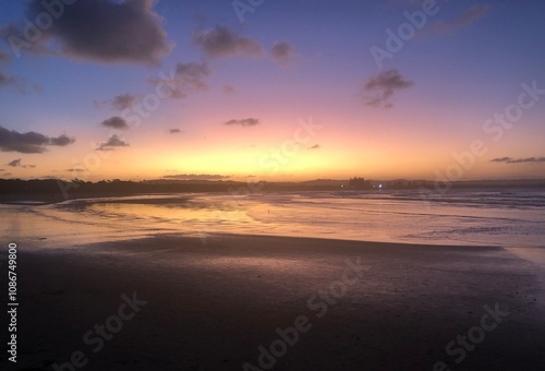 Beach sunset at Byron Bay