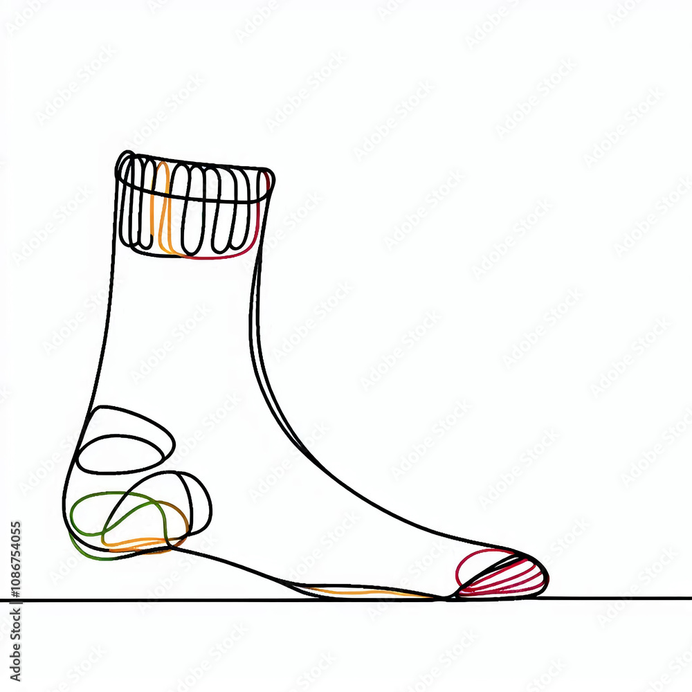 socks multicolored silhouette socks multicolored silhouette