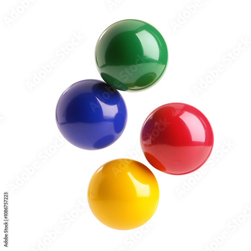 balls  isolated on a transparent background