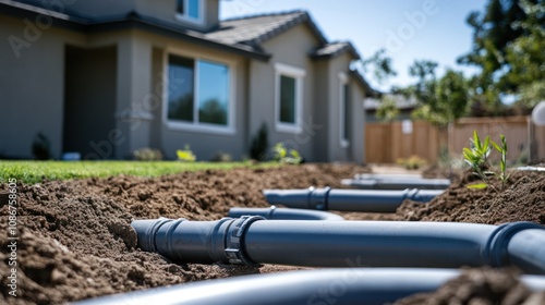 Underground Pipes for New Home Construction