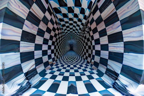 Abstract Neo Dadaist Patterns of Op Art Design, Conceptual Optical Illusion Images, Neo Dadaism photo