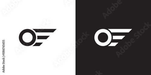 OE race logo design vector template design for brand
