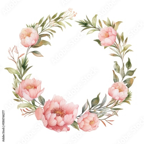 Flower wreath plant rose.