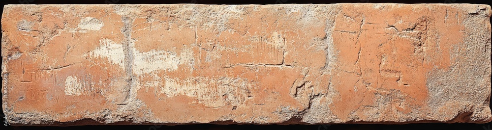 Close-up texture of brick wall with rough surface aged charm Close-up texture of brick wall with rough surface aged charm