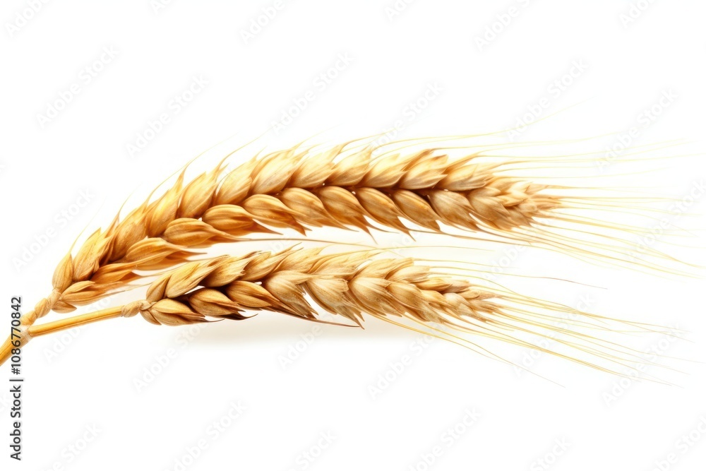 Wheat ear food white background agriculture. Wheat ear food white background agriculture.