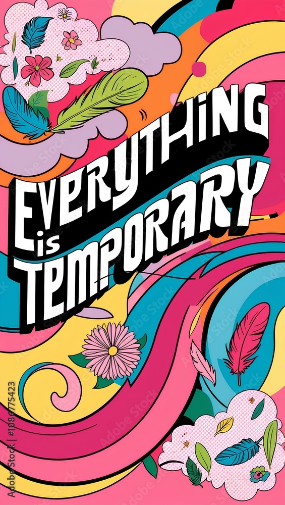 Obraz premium AI Image Of Inspirational Quotes About Life With Unique Design