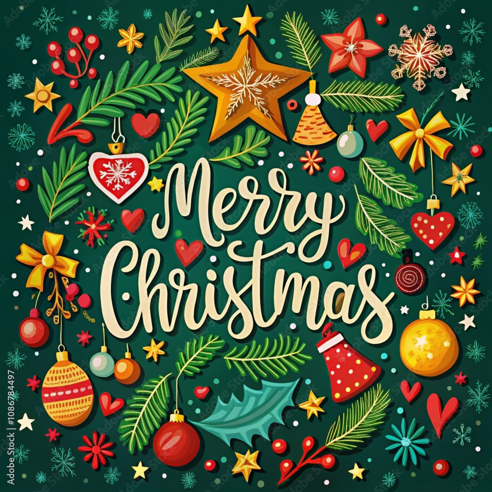 christmas card with christmas tree christmas card with christmas tree