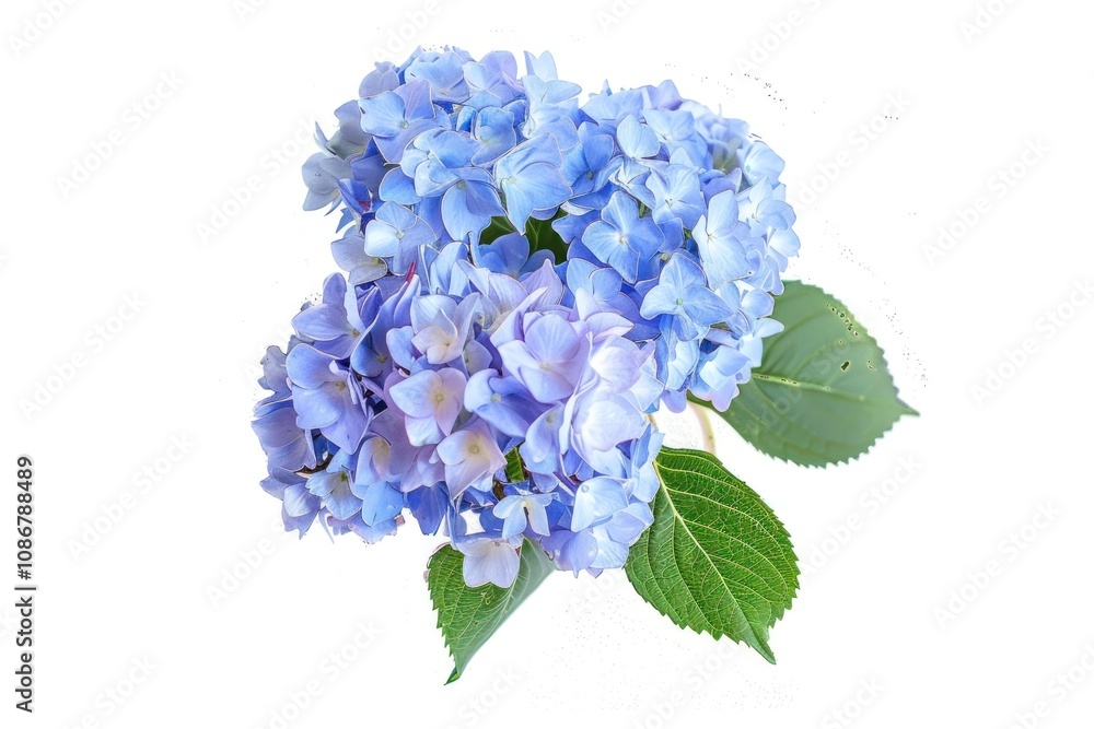 Hydrangea geranium blossom flower. Hydrangea geranium blossom flower.