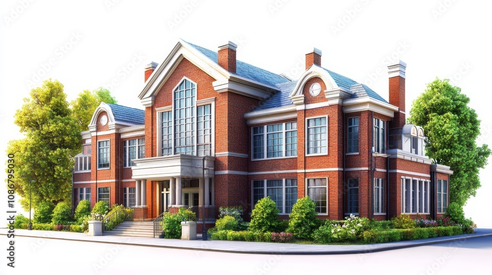 Victorian Style Brick Building Victorian Style Brick Building