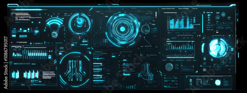 Wallpaper Mural Futuristic Tech Interface Torontodigital.ca
