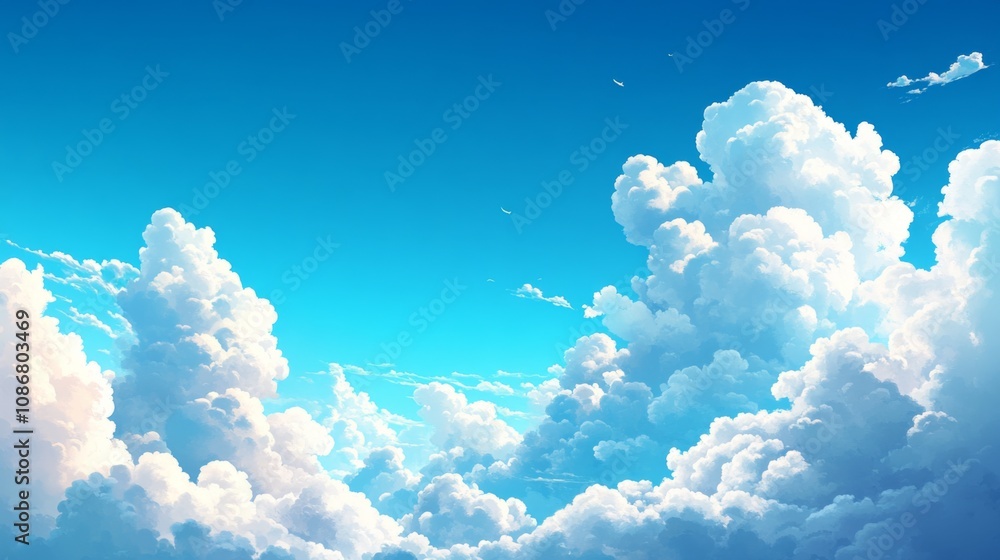 Majestic Cumulus Cloudscape Majestic Cumulus Cloudscape