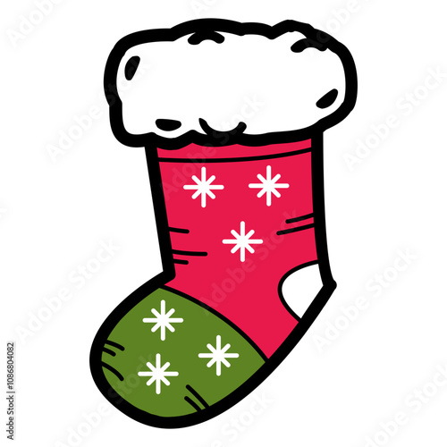 Christmas stocking icon