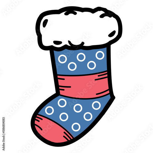 Christmas stocking icon