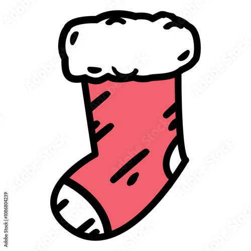 Christmas stocking icon