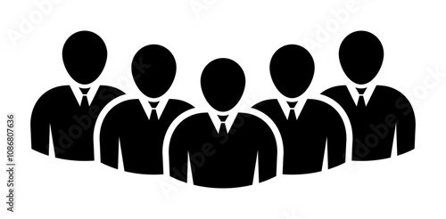 Symbol, ikona ludzi. Plik wektorowy.