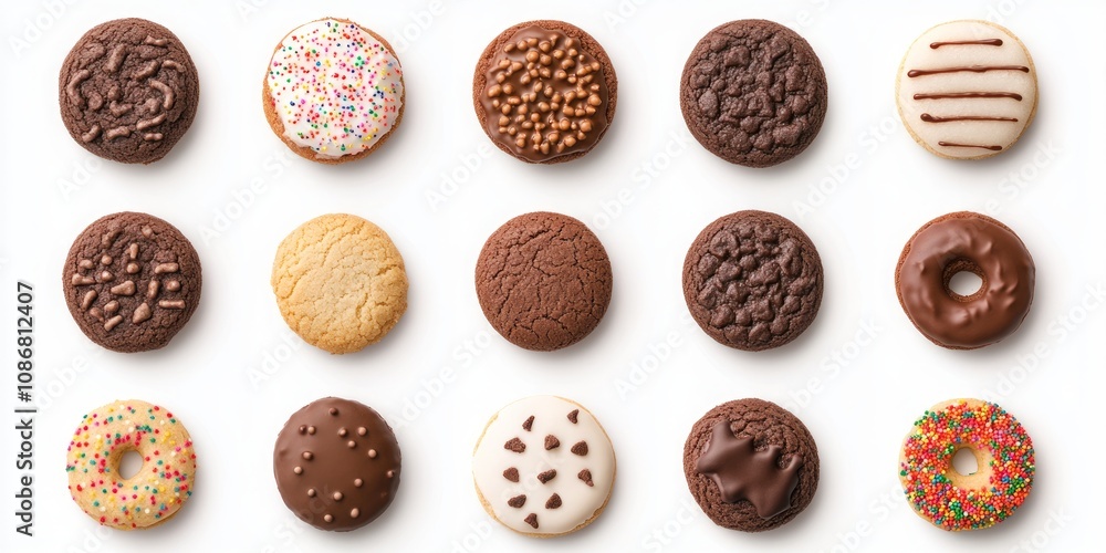 Assorted Cookies and Donuts - Sweet Treats Assorted Cookies and Donuts - Sweet Treats