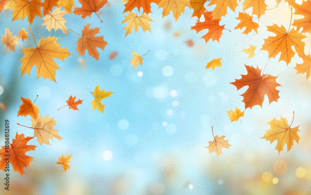 Autumn Leaves Falling in the Sky Autumn Leaves Falling in the Sky