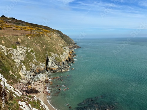 Cliffs on Howth Peninsula near Dublin