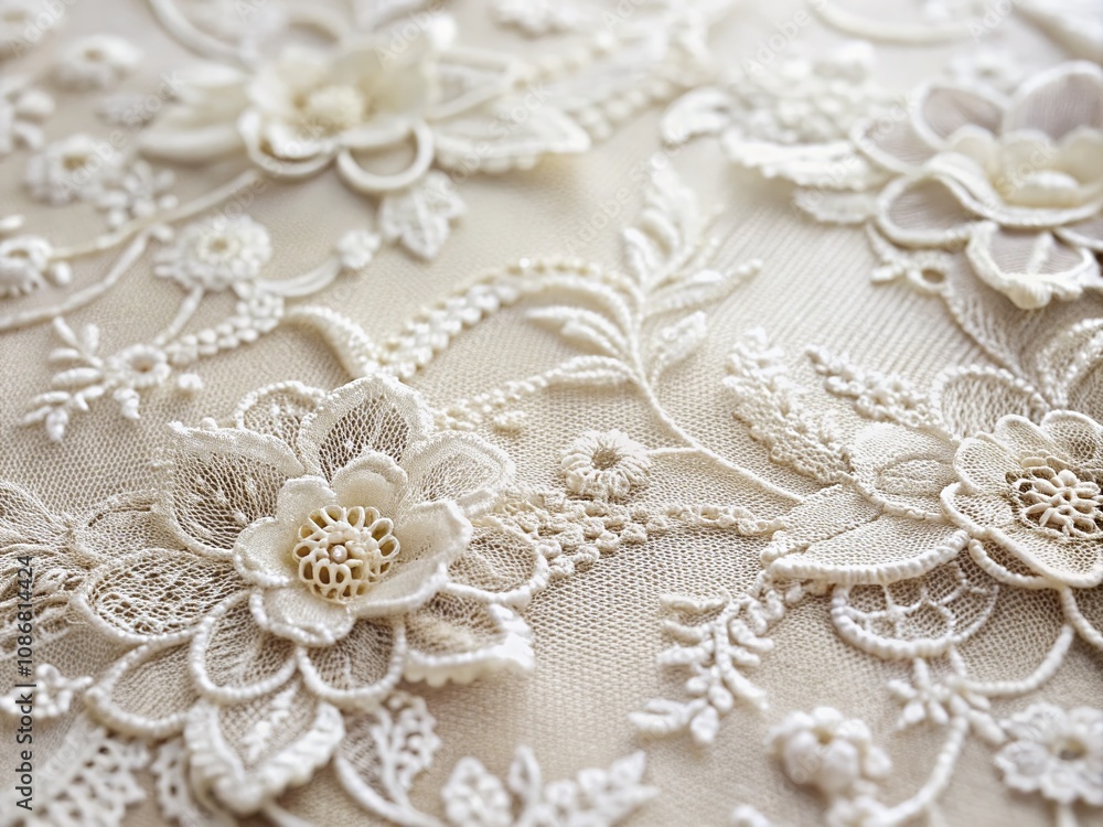 Elegant Lace on a White Background: A High Depth of Field Stock Photo Showcasing Delicate Textures and Intricate Designs Perfect for Elegant Projects and Designs Elegant Lace on a White Background: A High Depth of Field Stock Photo Showcasing Delicate Textures and Intricate Designs Perfect for Elegant Projects and Designs