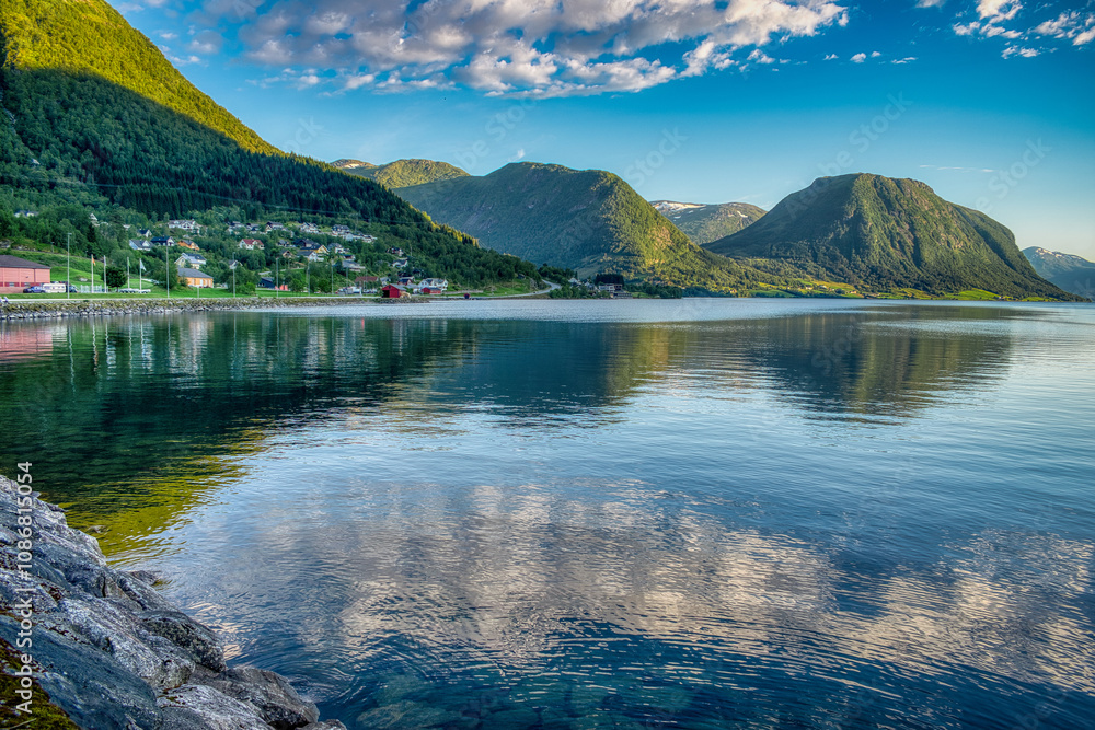 Obraz premium Skei is a town in the county of Sogn og Fjordane in the region Vestlandet, Norway.