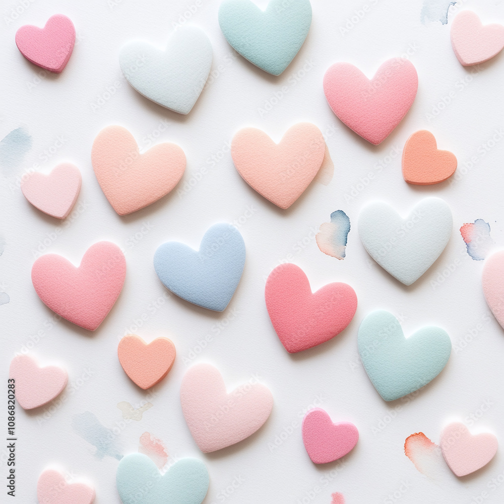 Pastel Hearts for a Whimsical Valentine’s Day Pastel Hearts for a Whimsical Valentine’s Day