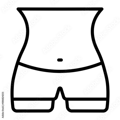 Trans Fat Vector Line Icon Design