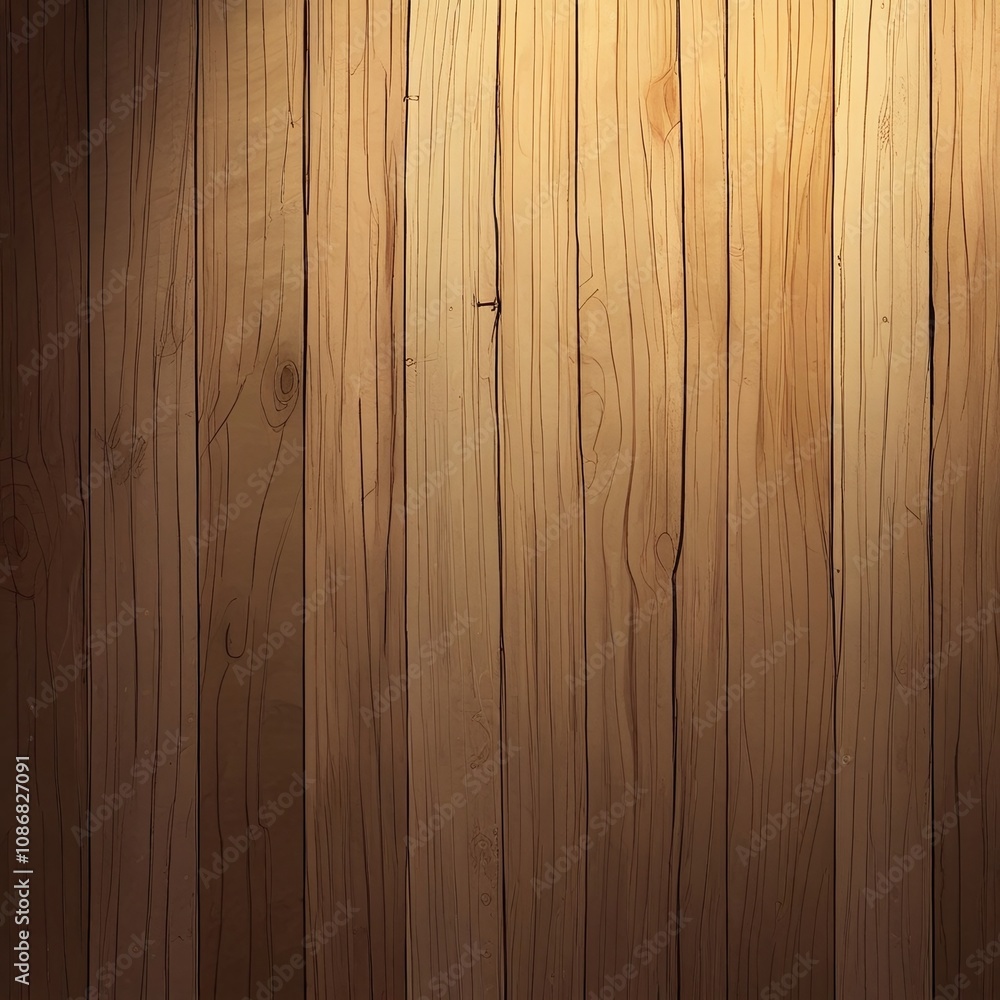 Fototapeta premium Vertical Wood Planks with Natural Grain Patterns and Knots