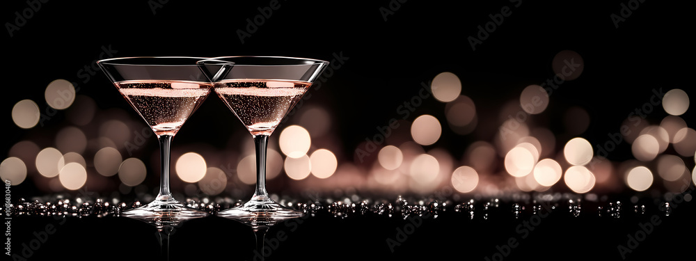 Fototapeta premium Champagne Elegance