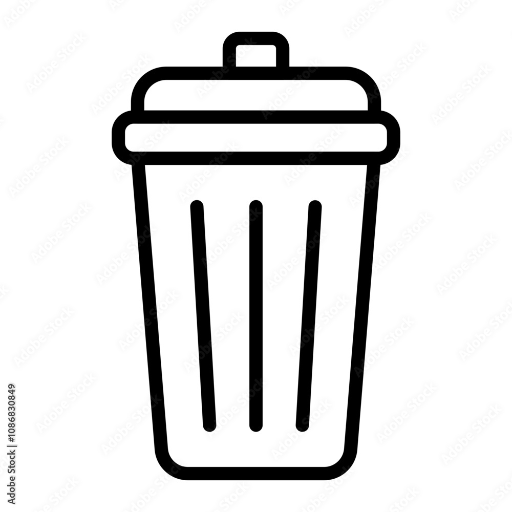 Delete Vector Line Icon Design Delete Vector Line Icon Design