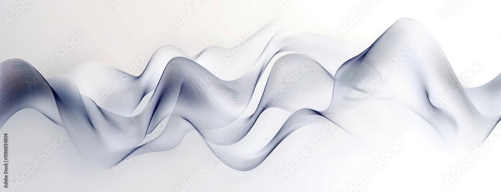 Obraz premium White background with gray lines art pattern graphics.